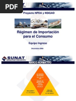 Importaciones Para consumo