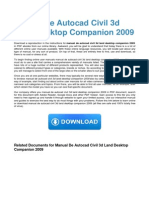 Download Manual de Autocad Civil 3d Land Desktop Companion 2009 by Ahmad Tri Purnomo SN267510500 doc pdf