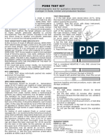 Detect Pork in Foods with Rapid Test