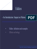 Eddies: - An Introduction: Impact On Marine Food Chains