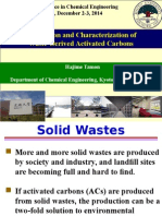 Preparation and Characterization of Waste-Derived Activated Carbons