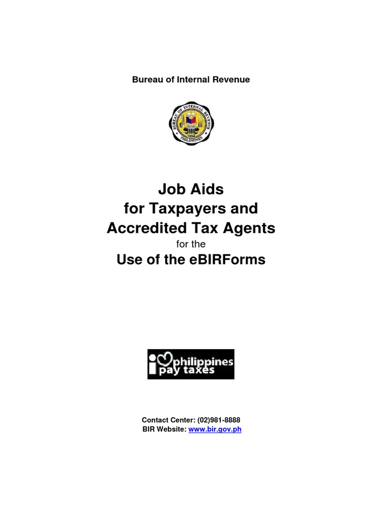 eBIRForms User Guide for Taxpayers | PDF | Internet Explorer | Online ...