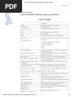 Check Point - SPLAT - Network Debug Cheat Sheet - Midpoint Technology