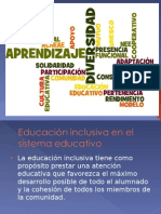 La Educación Inclusiva en El Sistema Educativo