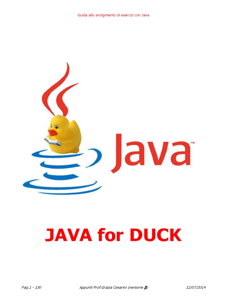 Java for Duck