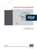 Barco InstallationManual R59770175 01 Xenon-lamp-DP1200DP1500DP2000