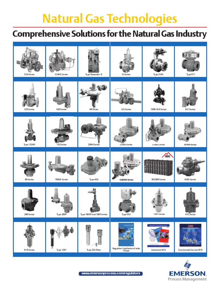 Fisher Nat Gas Regulator Selection Table Gases Technology