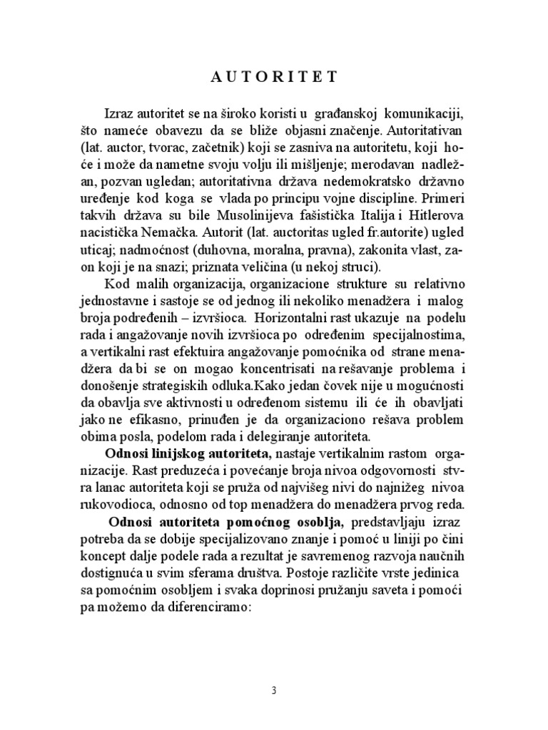 Autoritet | PDF