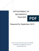 Teacher of Geography