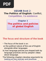 U214B Chapter 1 -- The Politcs and Policies of Global English --Book 2.pptx