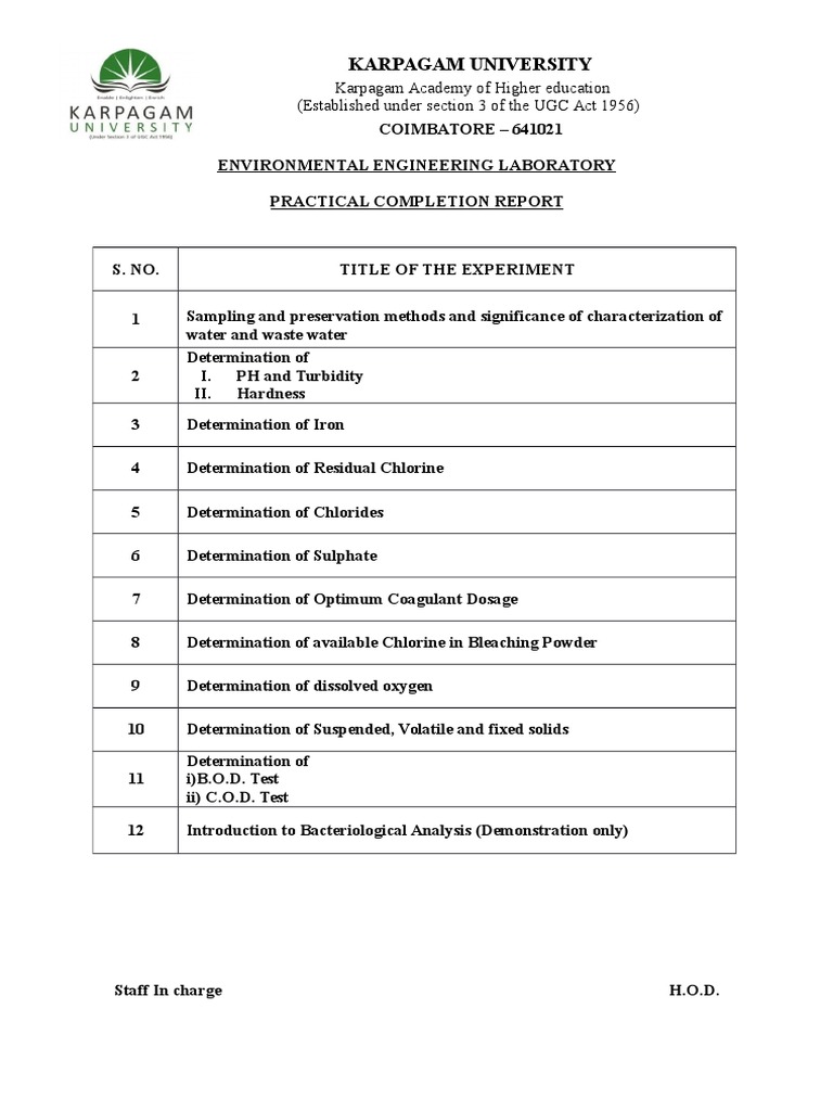 list of science experiments