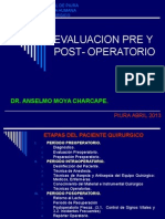 Evaluacion Pre y Postoperatorio