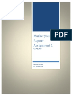 Report 1 - Market Yourself - Hussain Shafei 201000713