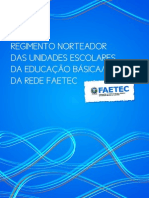 Regimento Escolar FAETEC 2012 VERSÃO 09-01-2013 PDF