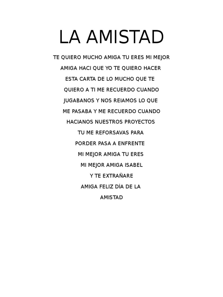 La Amistad