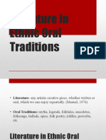 Literature in Ethnic Oral Traditions 2