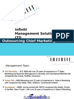 Infiniti Management Solutions PVT LTD: Outsourcing Chief Marketing Office/r!
