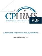 CPHIMS Handbook 2015-02