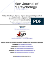 Canadian Journal of School Psychology 2009 Peters 76 81