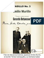 PASILLO No. 3. Emilio Murillo. Transc. para Piano Gerardo Betancourt.