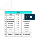 Quality Document Track Sheet