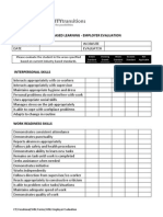 WBL Employer Evaluation