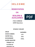 Welcome: Presentation ON Boilers & Auxiliaries