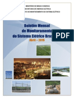 Boletim Sistema Elétrico - Abril-2015