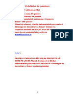 Modalitatea de Examinare Model Plan de Afaceri Si Ghidul Imbunatatirii Personale