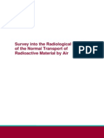 Survey UK Radioactive Material by Air