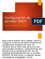 Configuración de Servidor Dhcp. Segundo Parcial