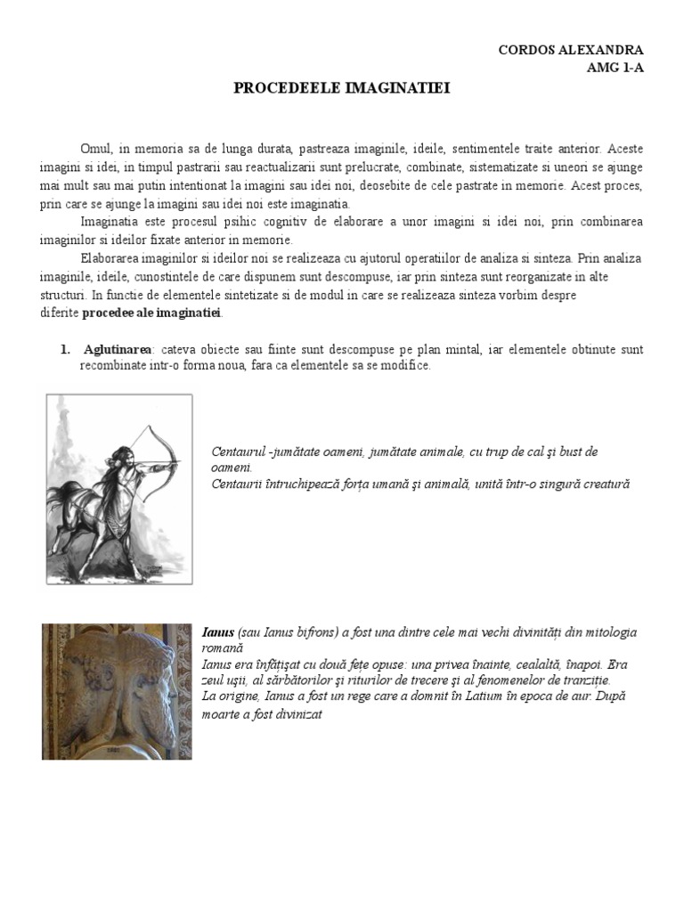 Procedeele Imaginatiei | PDF