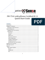 Netgate Fw-7541 Pfsense Quick Start Guide 2.1