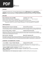 resume professional