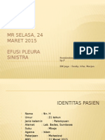 MR Selasa, 24 Maret 2015 Paru Efusi