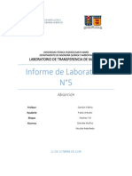 Informe 5 Absorción