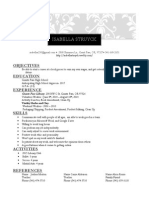 Isabella Struyck Resume