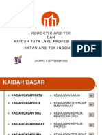 Download Kode Etik Arsitek Dan Kaidah Tata Laku by adhimastra SN26759453 doc pdf