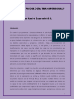 Sassenfeld. Qué Es La Psicología Transpersonal