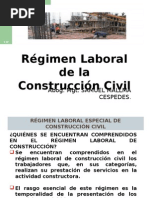Regimen Especial de Construccion Civil