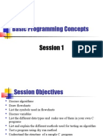 Session1 - Basic Programming Concepts