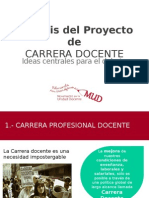 Presentación Carrera Docente. Análisis Propuesta Gobierno (Presentacion Colegio)