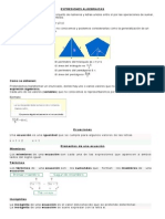 Expresiones Algebraicas