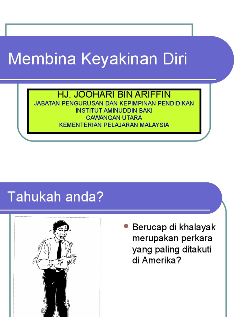 Membangun Keyakinan Diri Anak | PDF | Pengembangan Diri | Karier ...