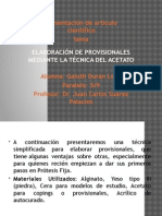 Galuth Duran Elaboración de Provisionales Mediante La Técnica Del Acetato