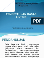 Pengetahuan Dasar Listrik