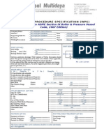 WPS Indosol 001 (ASME) R