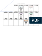 Final Exam Timetable 2015