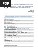 Feasibility study to assess the options for mobilising private investment in carbon-intensive landscape restoration