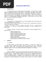 ADUBAÇÃO ORGÂNICA